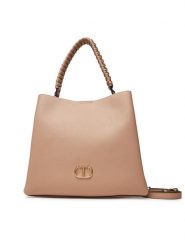 TWINSET Torebka 251TD8062 Beżowy. Brązowe torebki klasyczne Twinset, bez wzorów, ze skóry, bez dodatków. Za 839.99 zł.