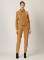 APART Sweter w kolorze jasnobrązowym rozmiar: 44/46. Brązowe swetry Apart, bez wzorów, z kaszmiru, bez ramiączek. Za 219.45 zł.