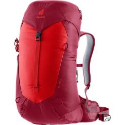 Plecak z siatką dystansową Deuter AC Lite 24 - cherry/masala. Czerwone plecaki Deuter, bez wzorów, bez dodatków. Za 412.20 zł.