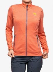 Bluza polarowa damska Karpos Pomedes Fleece. Czerwone bluzy z kapturem KARPOS, s, bez wzorów, z elastanu, bez kaptura, trekkingowe. Za 284.99 zł.