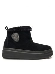 Blauer Śniegowce Emery 02 F4EMERY02 Czarny. Czarne śniegowce Blauer, bez wzorów, ze skóry, bez zapięcia. Za 599.99 zł.