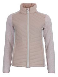 Peak Mountain Kurtka polarowa "Apony" w kolorze jasnoróżowym rozmiar: M. Różowe kurtki Peak Mountain, m, bez wzorów, z polaru, bez kaptura. Za 173.99 zł.