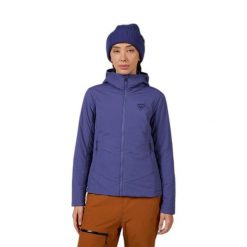 Damska kurtka narciarska Rossignol Opside. Niebieskie kurtki narciarskie Rossignol, na zimę, bez wzorów, z puchu, z kapturem, narciarskie. Za 1,034.50 zł.