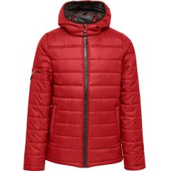 Parka dla dzieci Hummel Hummel North Quilted. Czerwone płaszcze Hummel, bez wzorów, z tkaniny, sportowe, bez kaptura. Za 206.40 zł.