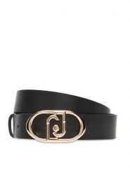 Liu Jo Pasek Hips Belt 3,5 Cm AF5242 P0062 Czarny. Czarne paski Liu Jo, bez wzorów, ze skóry. Za 198.99 zł.