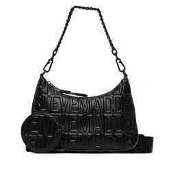 Torebka Steve Madden. Czarne listonoszki Steve Madden, bez wzorów, bez dodatków. Za 449.99 zł.