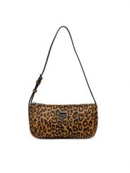 Tommy Jeans Torebka Tjw Must Leopard Shoulder Bag AW0AW18008 Pomarańczowy. Brązowe torebki klasyczne Tommy Jeans, bez wzorów, z jeansu, bez dodatków. Za 439.99 zł.