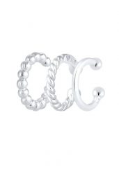 Elli Damski zestaw nausznic Geo Minimal Look wykonany ze srebra próby 925 Sterling Silver Kolczyki 1 ct. Szare kolczyki Elli, srebrne. Za 194.64 zł.