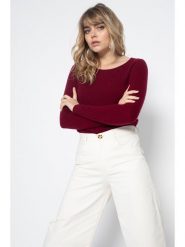 Perfect Cashmere Kaszmirowy sweter "Whitney" w kolorze bordowym rozmiar: S. Czerwone swetry Perfect Cashmere, s, bez wzorów, z kaszmiru, bez ramiączek. Za 362.95 zł.