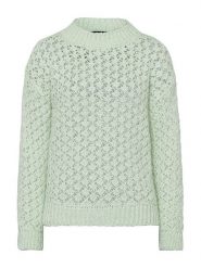 More & More Sweter w kolorze miętowym rozmiar: 40. Zielone swetry More & More, bez wzorów, bez ramiączek. Za 97.05 zł.
