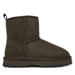 Śniegowce EMU Australia. Brązowe śniegowce Emu Australia, bez wzorów, bez zapięcia. Za 699.99 zł.
