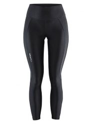 Craft Legginsy "ADV Essence Zip" w kolorze czarnym do biegania rozmiar: S. Czarne legginsy Craft, bez wzorów, sportowe. Za 130.99 zł.