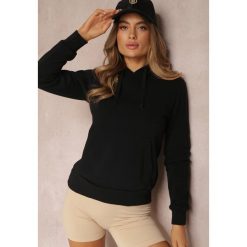 Czarna Bluza z Kapturem Medo. Czarne bluzy Renee, l, bez wzorów, z jeansu, z kapturem. W wyprzedaży za 71.99 zł.