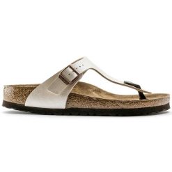 Japonki damskie białe Birkenstock Gizeh BF. Białe japonki Birkenstock, bez wzorów, młodzieżowe. Za 349.99 zł.
