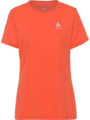 Odlo Koszulka funkcyjna w kolorze koralowym rozmiar: XS. Czerwone t-shirty sportowe ODLO, xs, bez wzorów, bez ramiączek, outdoorowe. Za 70.74 zł.