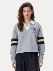Tommy Jeans Bluza Varsity DW0DW20312 Szary Relaxed Fit. Szare bluzy Tommy Jeans, xxs, bez wzorów, z bawełny, bez kaptura. Za 279.99 zł.