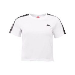 Kappa Inula T-Shirt, damski t-shirt. Białe t-shirty Kappa, m, bez wzorów, z bawełny, sportowe, bez kołnierzyka, bez ramiączek. Za 69.99 zł.