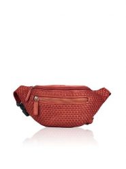 Bellicci Skórzana saszetka "Elliot" w kolorze czerwonym - 30 x 14 x 8 cm rozmiar: onesize. Czerwone nerki i saszetki Bellicci, bez wzorów, z materiału, sportowe, bez dodatków. Za 173.99 zł.