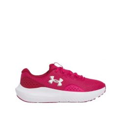 Buty biegowe Under Armour Charged Surge 4 Różowe. Białe buty do biegania Under Armour, bez wzorów, z materiału, bez zapięcia, do biegania. Za 160.99 zł.