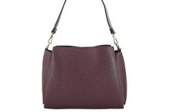 Kuferek skórzany BARBERINI'S bordowa 825-5. Czerwone shopper bag Barberinis, bez wzorów, ze skóry, biznesowe, małe, bez dodatków. Za 349.99 zł.