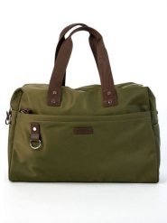 Victor & Hugo Paris Skórzana torba podróżna "Sky" w kolorze khaki - 44 x 32 x 14 cm rozmiar: onesize. Brązowe torby na laptopa Victor & Hugo Paris, bez wzorów, z materiału. Za 347.99 zł.