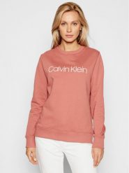 Calvin Klein Bluza Core Logo Ls K20K202157 Różowy Regular Fit. Czerwone bluzy Calvin Klein, l, bez wzorów, z bawełny, bez kaptura. Za 449.99 zł.