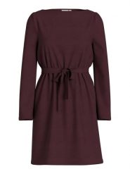 Vila Sukienka "Vileinas" w kolorze bordowym rozmiar: S. Czerwone sukienki Vila, s, bez wzorów, bez kołnierzyka, bez ramiączek, midi. Za 100.28 zł.