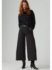 Levi's Dżinsy - Relaxed fit - w kolorze czarnym rozmiar: W25. Czarne jeansy Levi's, s, z aplikacjami, z bawełny, klasyczne, z podwyższonym stanem. Za 212.80 zł.