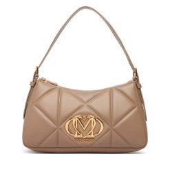 Torebka LOVE MOSCHINO. Brązowe torebki klasyczne Love Moschino, bez wzorów, klasyczne, bez dodatków. Za 879.99 zł.