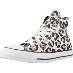 Buty CONVERSE CHUCK TAYLOR ALL STAR LEOPARD Nadruk zwierzęcy. Buty sportowe lifestyle Converse, bez wzorów, z tkaniny, bez zapięcia. Za 330.99 zł.