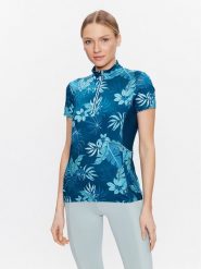 CMP Koszulka rowerowa 33N6296 Granatowy Regular Fit. Niebieskie t-shirty sportowe CMP, bez wzorów, z syntetyku, bez ramiączek. Za 169.99 zł.