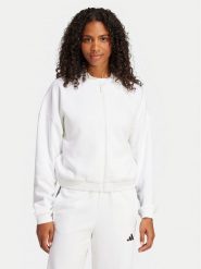 Adidas Bluza Essentials Contemporary Logo JD9966 Biały Loose Fit. Białe bluzy adidas, m, bez wzorów, z bawełny, bez kaptura. Za 199.99 zł.