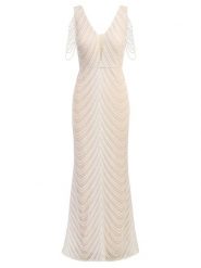 APART Sukienka w kolorze białym rozmiar: 42. Białe sukienki Apart, bez wzorów, bez kołnierzyka, bez ramiączek, maxi. Za 703.95 zł.