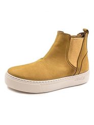 Natural world Skórzane sztyblety w kolorze jasnobrązowym rozmiar: 37. Brązowe botki Natural World, bez wzorów, z wełny, sportowe, bez obcasa, bez zapięcia. Za 160.95 zł.