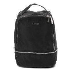 Czarny Stylowy Plecak Damski Big Star. Czarne plecaki Big Star Accessories, bez wzorów, bez dodatków. Za 179.99 zł.