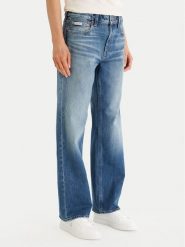 Calvin Klein Jeans Jeansy LV047F715G Szary Straight Fit. Szare jeansy Calvin Klein Jeans, bez wzorów, z bawełny. Za 489.99 zł.