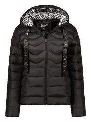 Geographical Norway Kurtka pikowana "Bonita" w kolorze czarnym rozmiar: XL. Czarne kurtki Geographical Norway, xl, bez wzorów, bez kaptura. Za 140.86 zł.