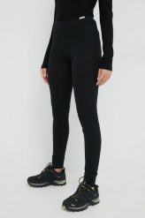 CMP legginsy funkcyjne. Czarne legginsy CMP, bez wzorów, z materiału. W wyprzedaży za 124.99 zł.