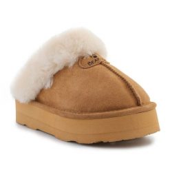 Kapcie Damskie Ocieplane BearPaw Retro Loki 2487W-245 beżowe beżowy. Brązowe kapcie bez wzorów, z gumy. Za 544.84 zł.