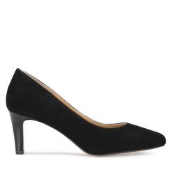 Szpilki Lasocki. Czarne szpilki Lasocki, bez wzorów, bez obcasa, na szpilce, bez zapięcia. Za 219.99 zł.