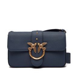 Torebka PINKO. Niebieskie torebki klasyczne Pinko, bez wzorów, klasyczne, bez dodatków. Za 1,579.00 zł.