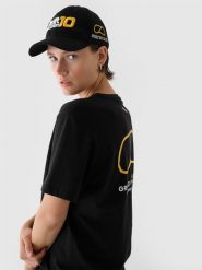 4F Czapka z daszkiem snapback uniseks 4F x Drift Masters - czarna S/M. Czarne czapki z daszkiem 4f, na lato, bez wzorów, z bawełny. W wyprzedaży za 79.99 zł.