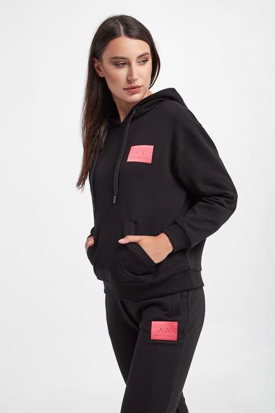 Bluza dresowa damska ARMANI EXCHANGE. Bluzy Armani Exchange, s, bez wzorów, z dresówki, bez ramiączek, bez kaptura. W wyprzedaży za 393.82 zł.