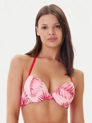 Liu Jo Beachwear Góra od bikini VA5129 J6448 Różowy. Czerwone bikini Liu Jo Beachwear, bez wzorów, z syntetyku. Za 266.04 zł.