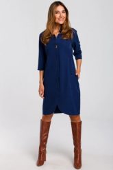 Sukienka marynarka elegancka żakietowa asymetryczna granat. Marynarki i żakiety Stylove, l, bez wzorów, biznesowe, bez ramiączek. Za 329.00 zł.