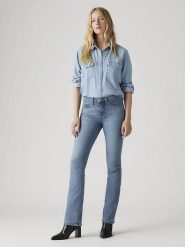 Levi's Dżinsy - Shaping Boot fit - w kolorze błękitnym rozmiar: W30/L32. Niebieskie jeansy Levi's, l, z aplikacjami, klasyczne. Za 175.67 zł.