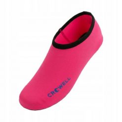 Skarpetki neoprenowe do pływania Crowell. Czerwone skarpetki Crowell, bez wzorów, z neoprenu. Za 29.99 zł.