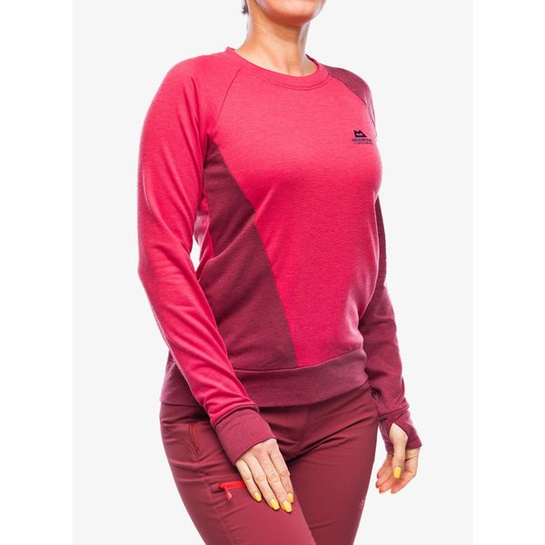 Bluza wspinaczkowa damska Mountain Equipment Endika Top. Czerwone bluzy MOUNTAIN EQUIPMENT, s, bez wzorów, bez kaptura. Za 287.99 zł.