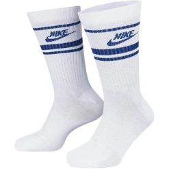 SKARPETY Nike Everyday Essential, Dla obu płci. Białe skarpetki Nike, bez wzorów, z poliesteru. Za 190.00 zł.