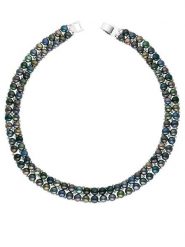 Pearl Addict Naszyjnik z pereł w kolorze tahiti - dł. 40 cm rozmiar: onesize. Niebieskie naszyjniki Pearl Addict, z perłą. Za 434.99 zł.